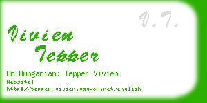 vivien tepper business card
